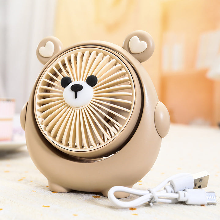 Ladies portable table fan in cute animal design Kalsten