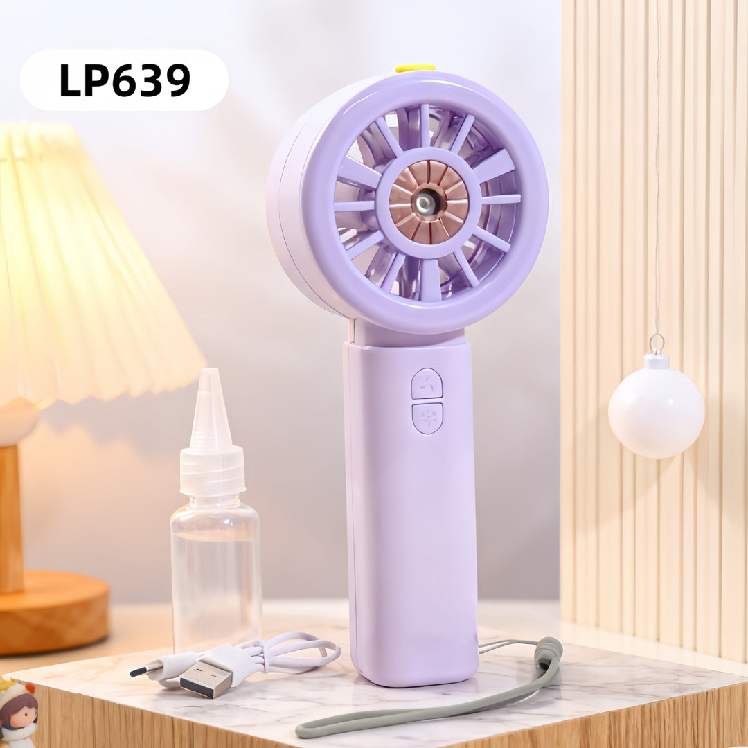 Ladies portable mini hand fan with spray function Kalsten
