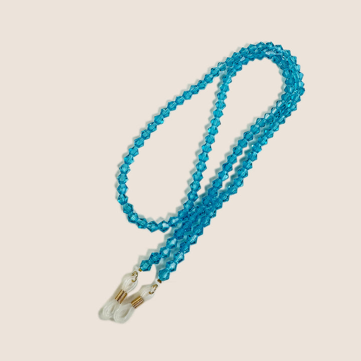 Beaded Eyewear Chain with Clear Tips Kalsten