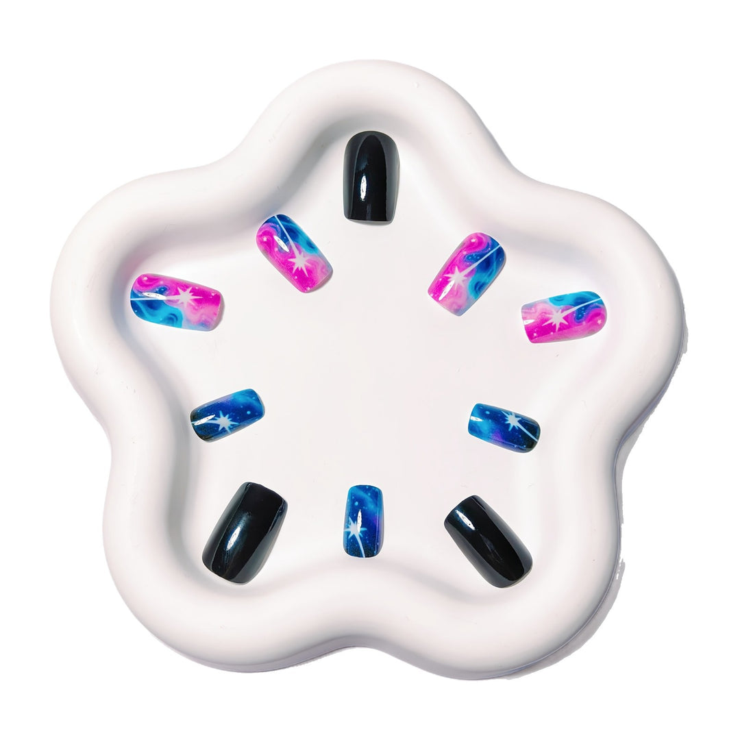 Galactic Art Nails In Modern Color Shading Design Kalsten