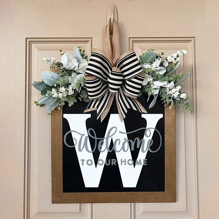 Customizable Welcome Door Sign