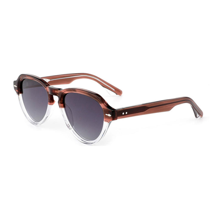 Ladies fashionable sunglasses in elegant, round design with polarized lenses Kalsten