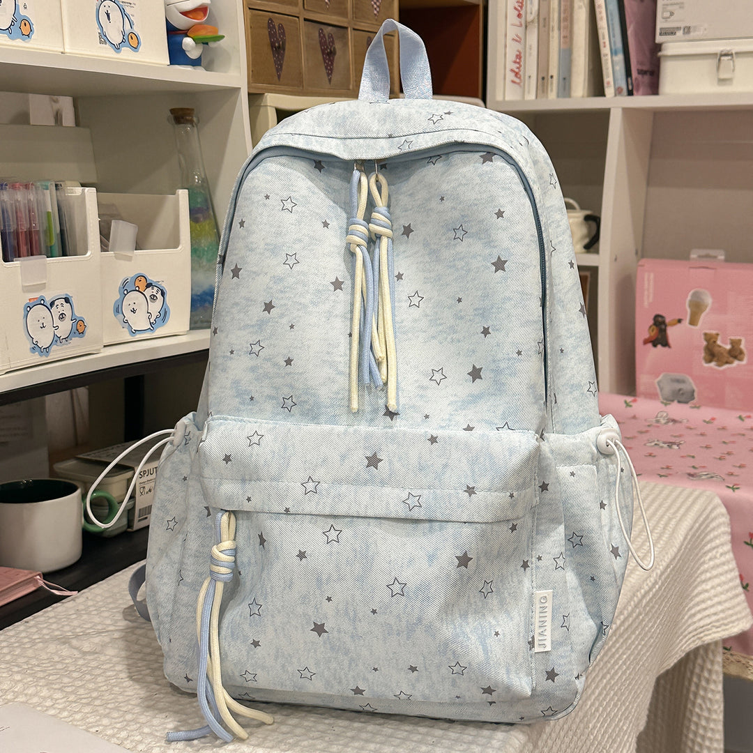 Star Printed Casual Backpack Kalsten