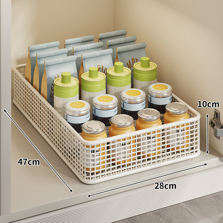 Under-Cabinet Mesh Rolling Storage Basket