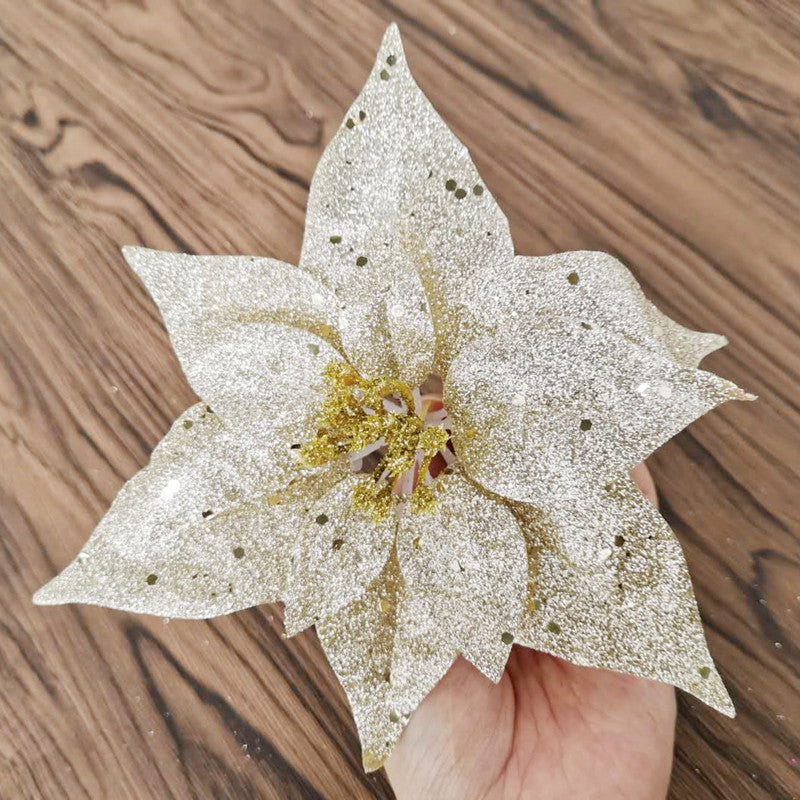 Glittering Decorative Flower Ornament Kalsten
