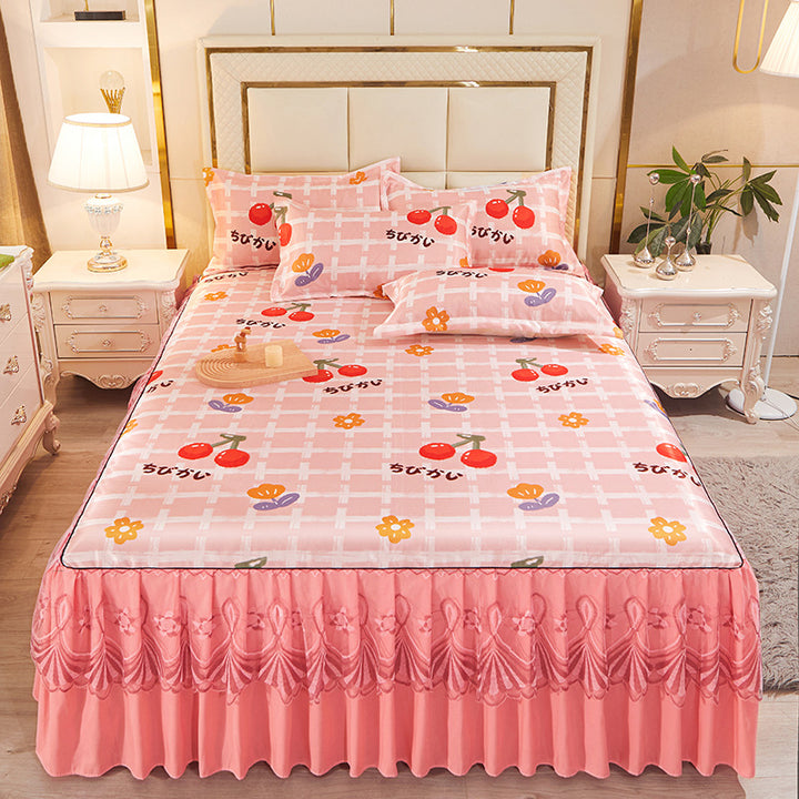 Ladies daybed cover with playful bear motif Kalsten