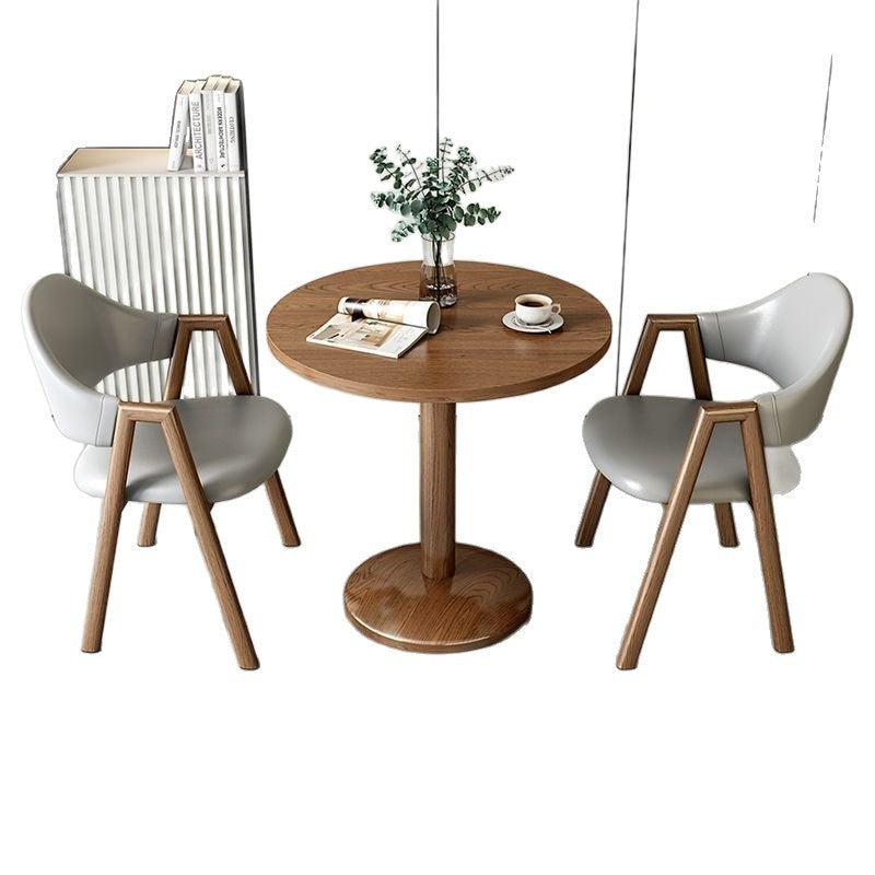 Designer table with marble top and stable metal base Kalsten