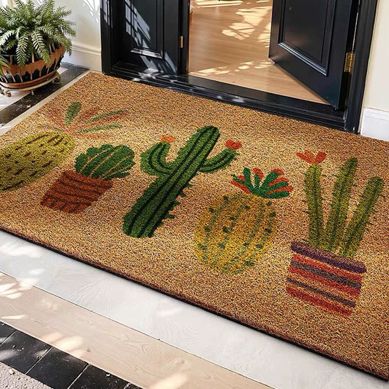 Artistic Cactus Welcome Mat Kalsten