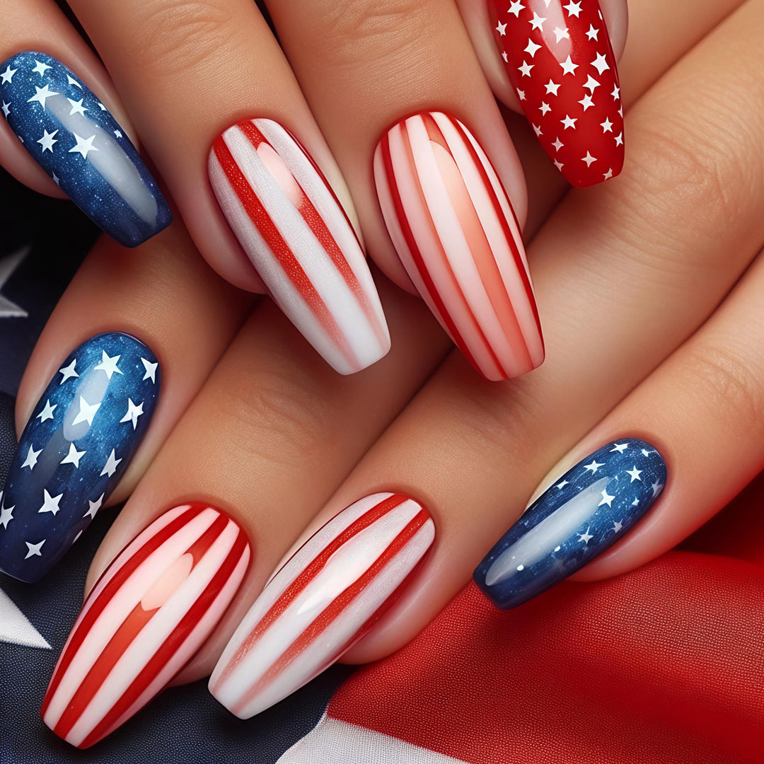 Patriotic Nail Art Kalsten 1788155374