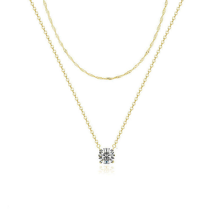 Layered Gold Necklace Kalsten