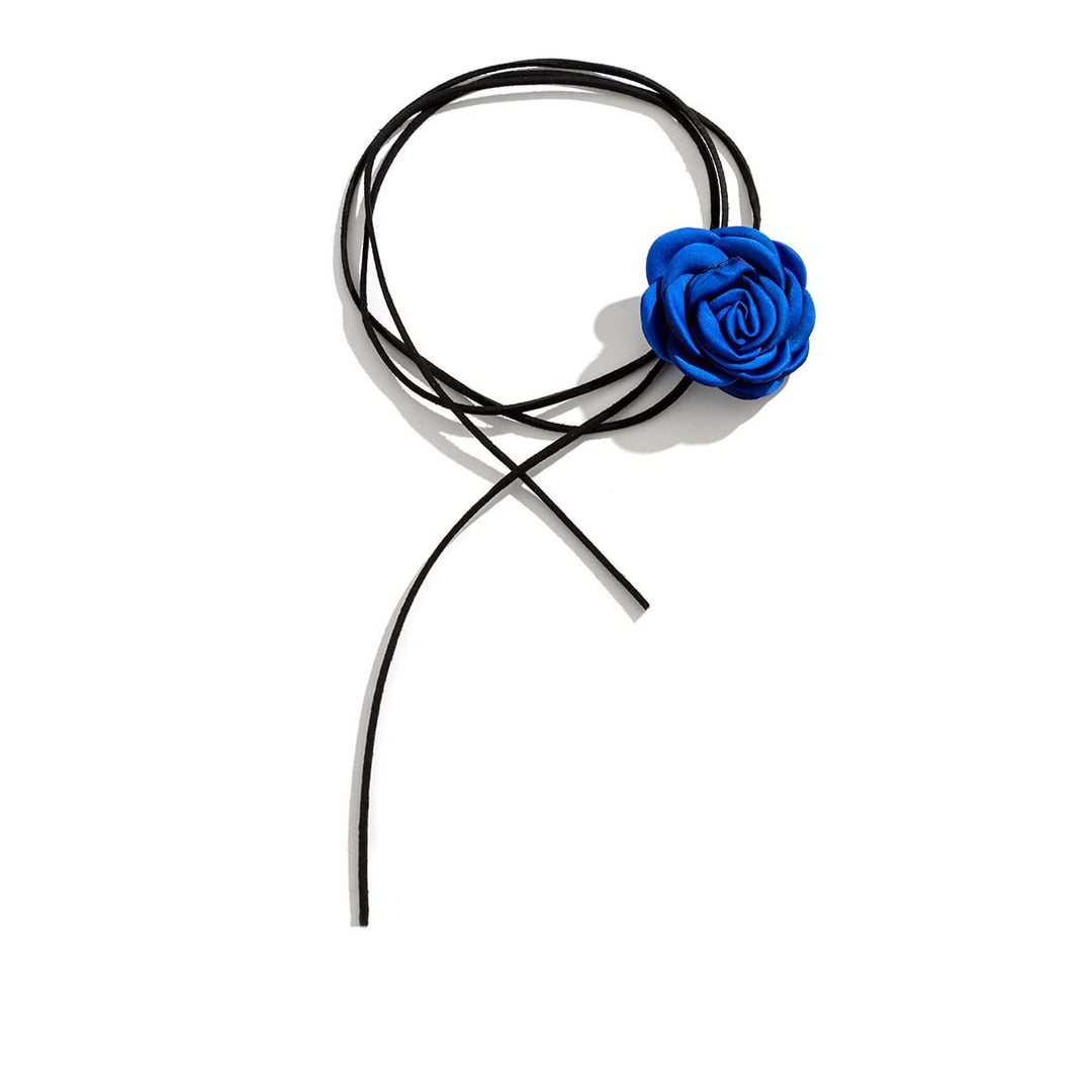Floral Satin Cord Choker Kalsten