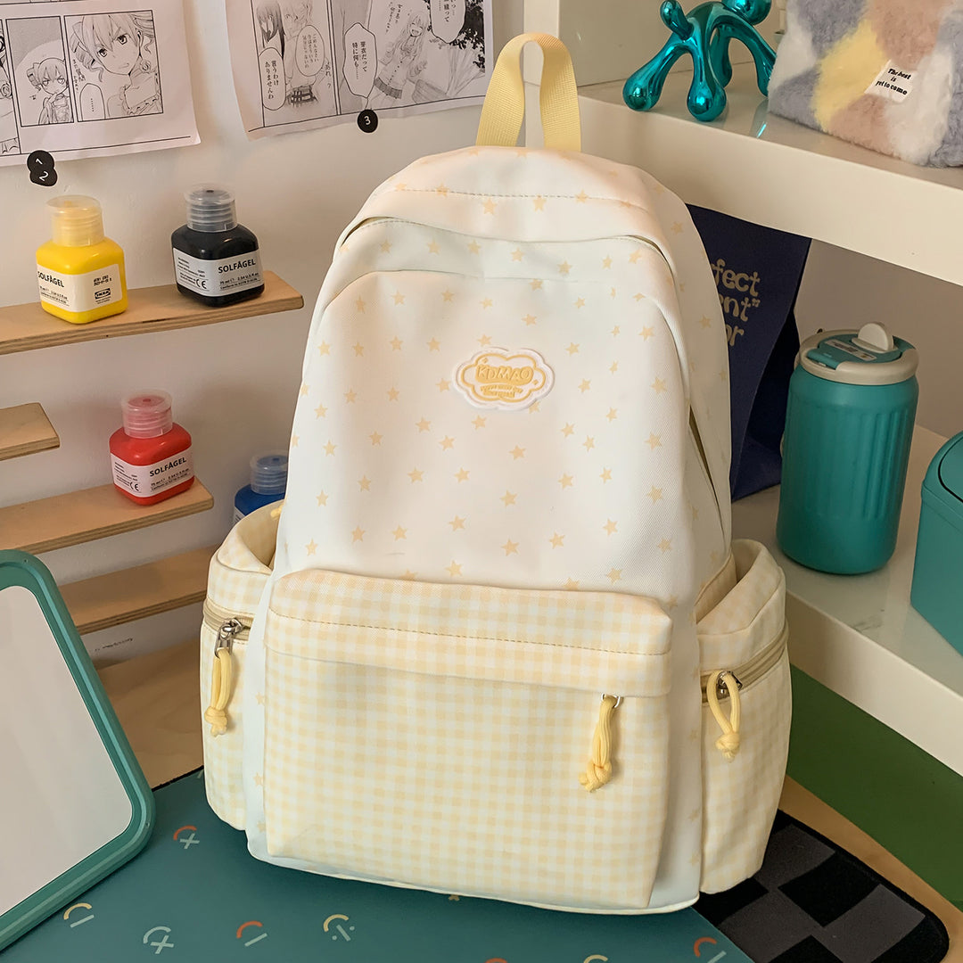Stylish Star-Print Backpack Kalsten