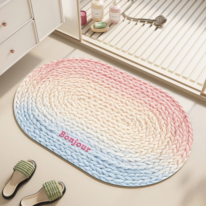 Cartoon Fruit Shaped Bath Mat