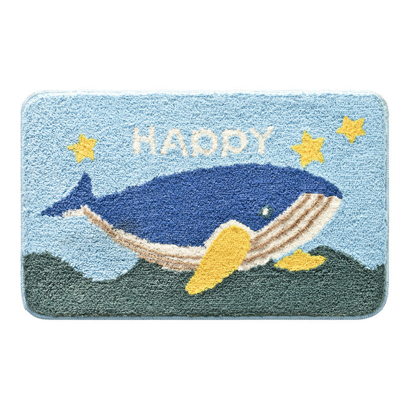Floral Patterned Bath Mat Kalsten