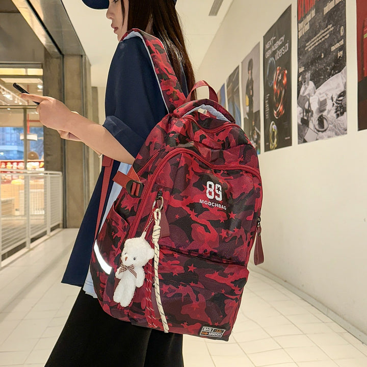 Versatile Camouflage Backpack with Multi-Pocket Design Kalsten