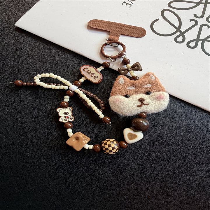 Whimsical Bear-Themed Charm Keychain Kalsten