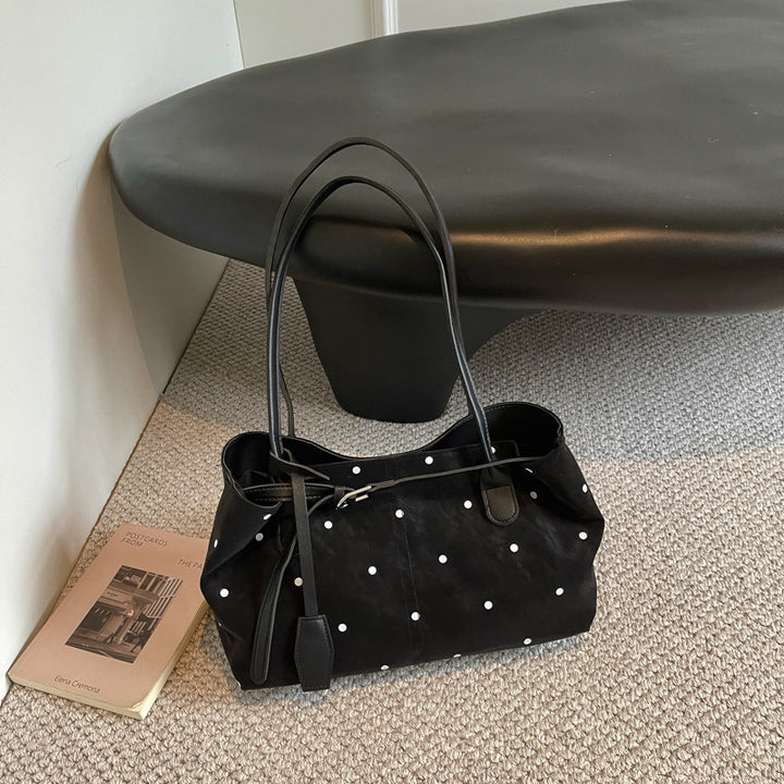 Stylish Suede Tote Bag