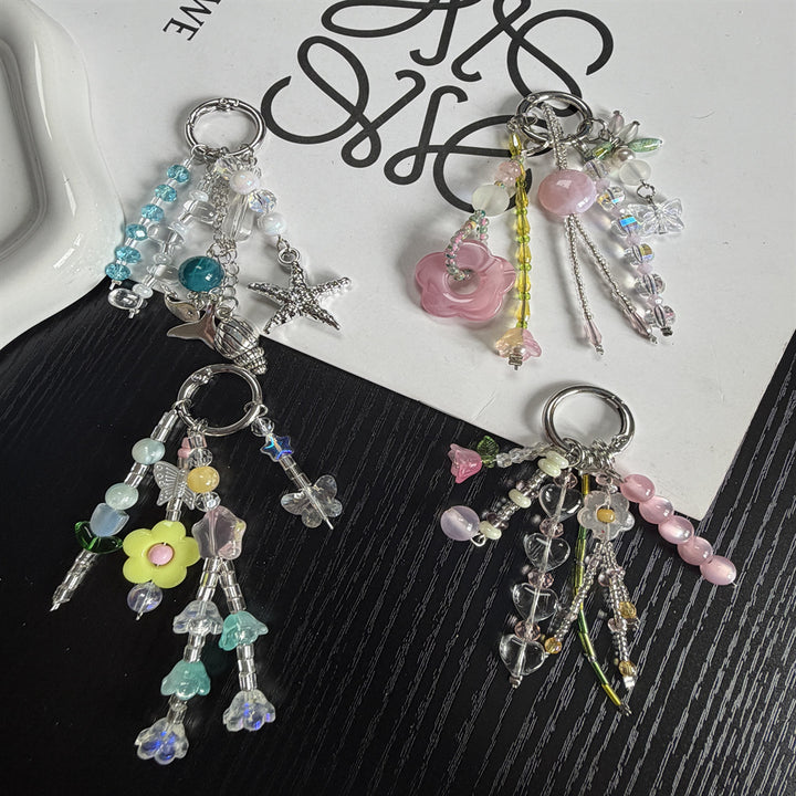 Decorative Beach-Themed Charm Keychain Kalsten
