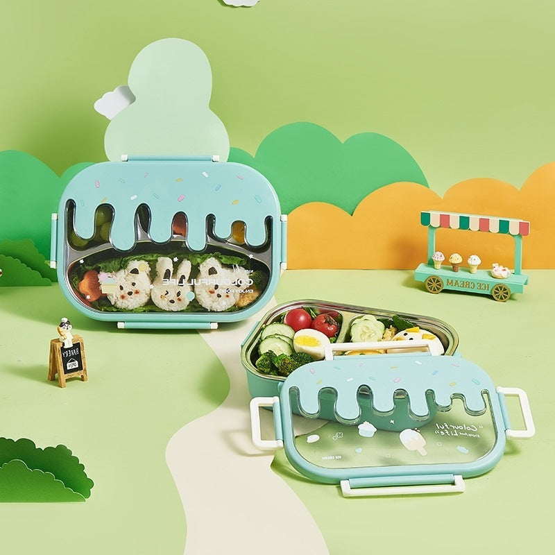Fun-Themed Compartment Lunch Box