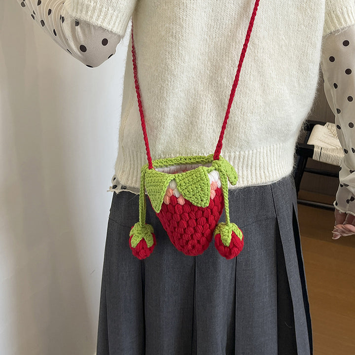 Decorative Crochet Strawberry