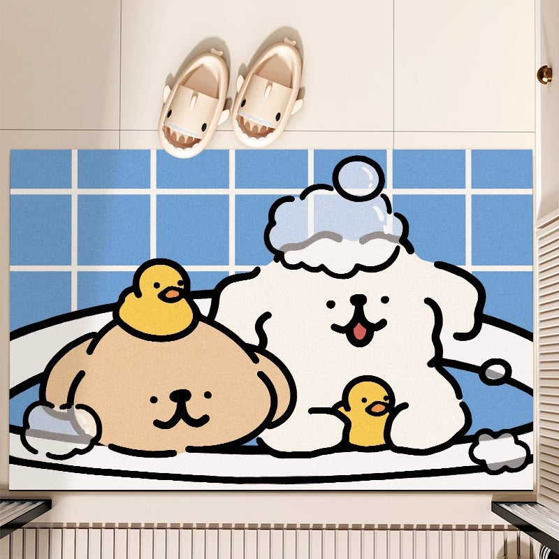 Cartoon-Themed Area Mat