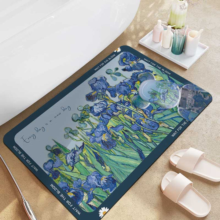 Artistic Shower Floor Mat