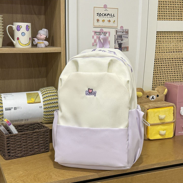 Playful backpack with embroidered Kalsten motif