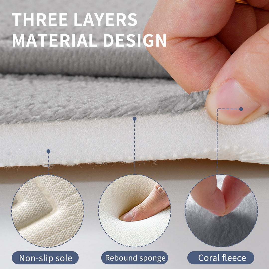 Ultra-Plush Water-Absorbent Bath Mat