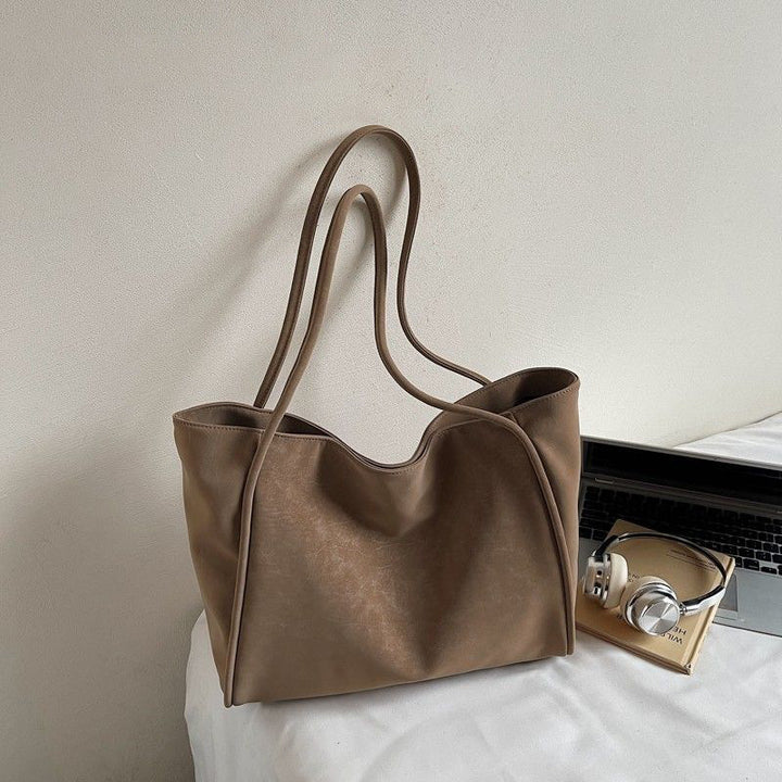 Chic Oversized Leather Tote Bag Kalsten