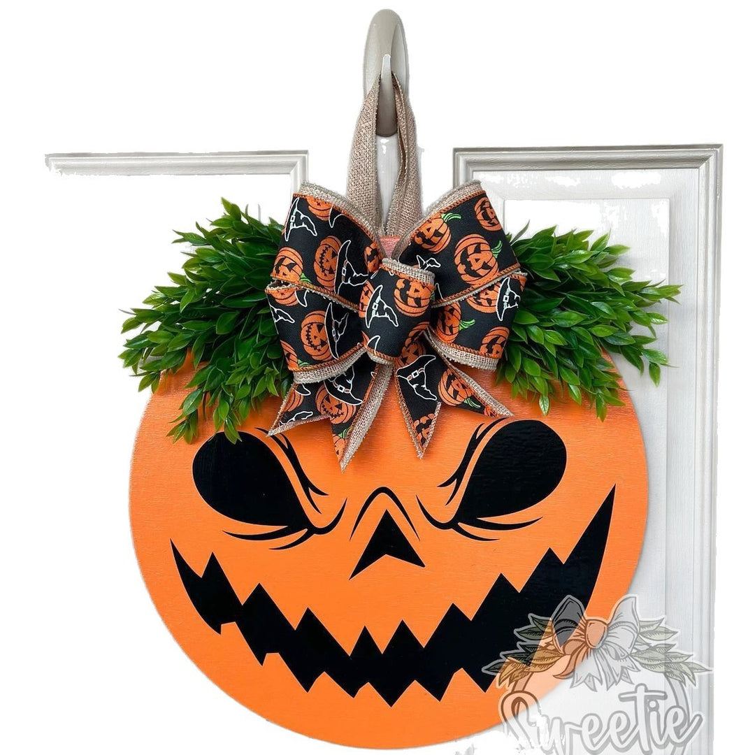 Halloween-Themed Decorative Door Hanger