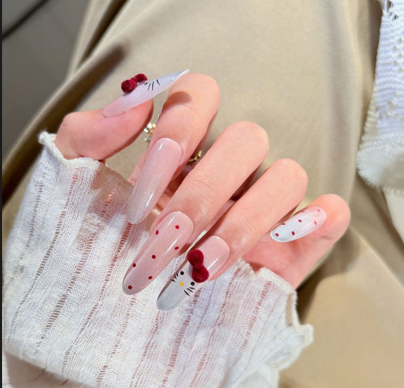Artistic Character Themed Press-On Nails