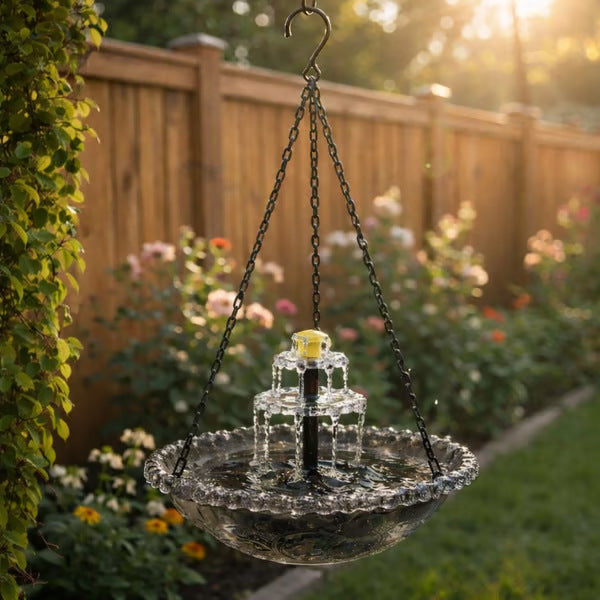 Decorative Hanging Bird Bath Fountain Kalsten