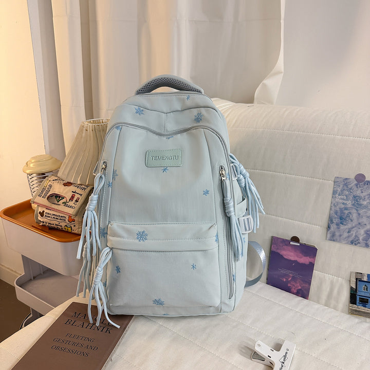 Elegant Floral Embroidered Backpack Kalsten