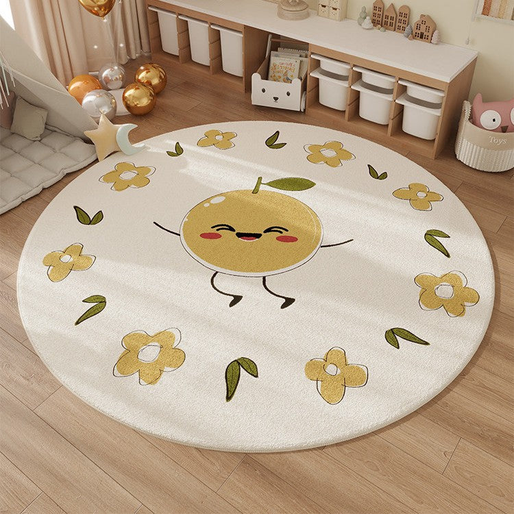Alphabet-Themed Educational Area Rug for Kids