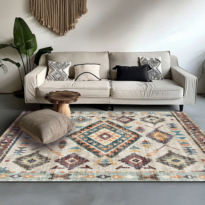 Geometric Pattern Indoor Area Rug Kalsten