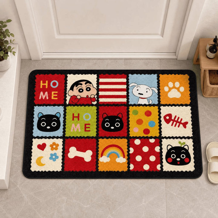 Playful Cartoon-Themed Area Rug