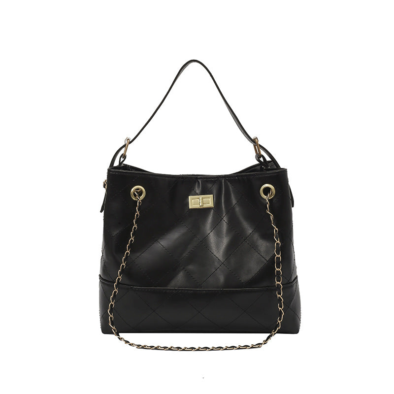 Quilted Shoulder Tote