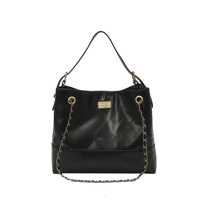 Quilted Shoulder Tote