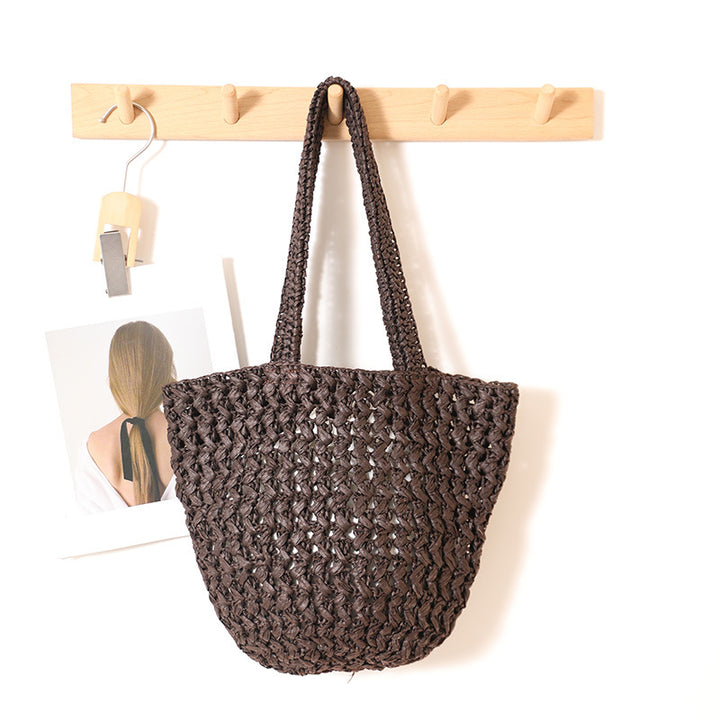 Hand-knotted cotton tote bag Kalsten
