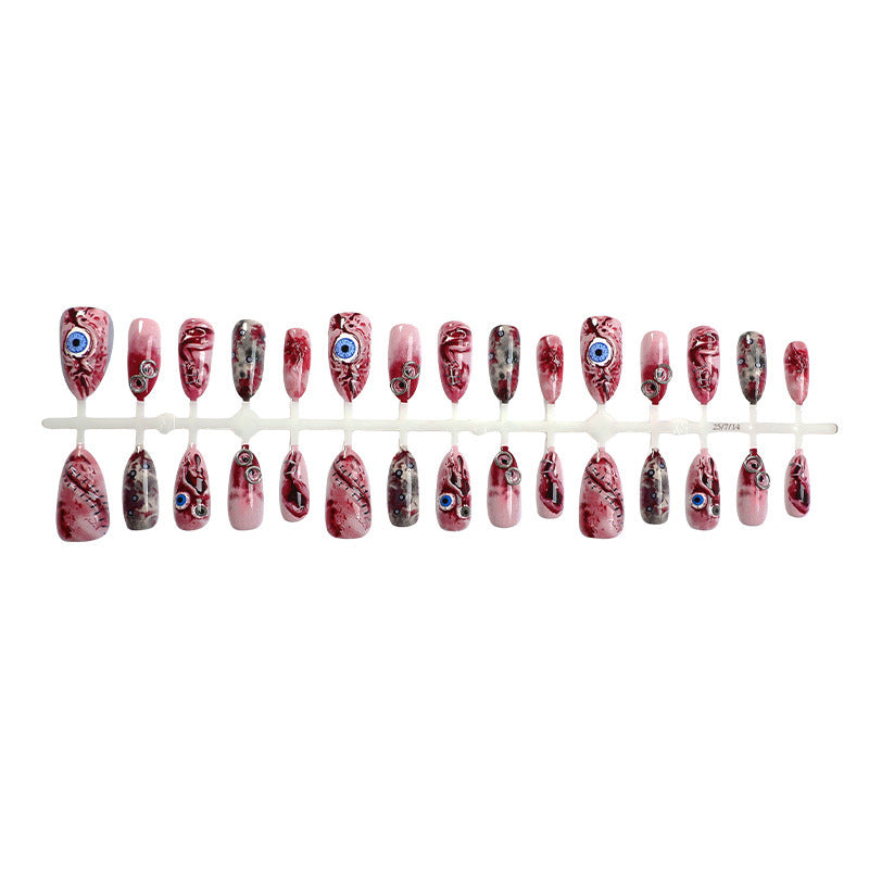 Creative nail art set with artistic accents and sparkling details Kalsten
