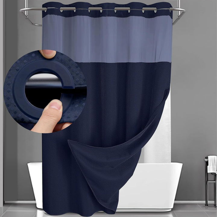 Textured Weave Shower Curtain Kalsten