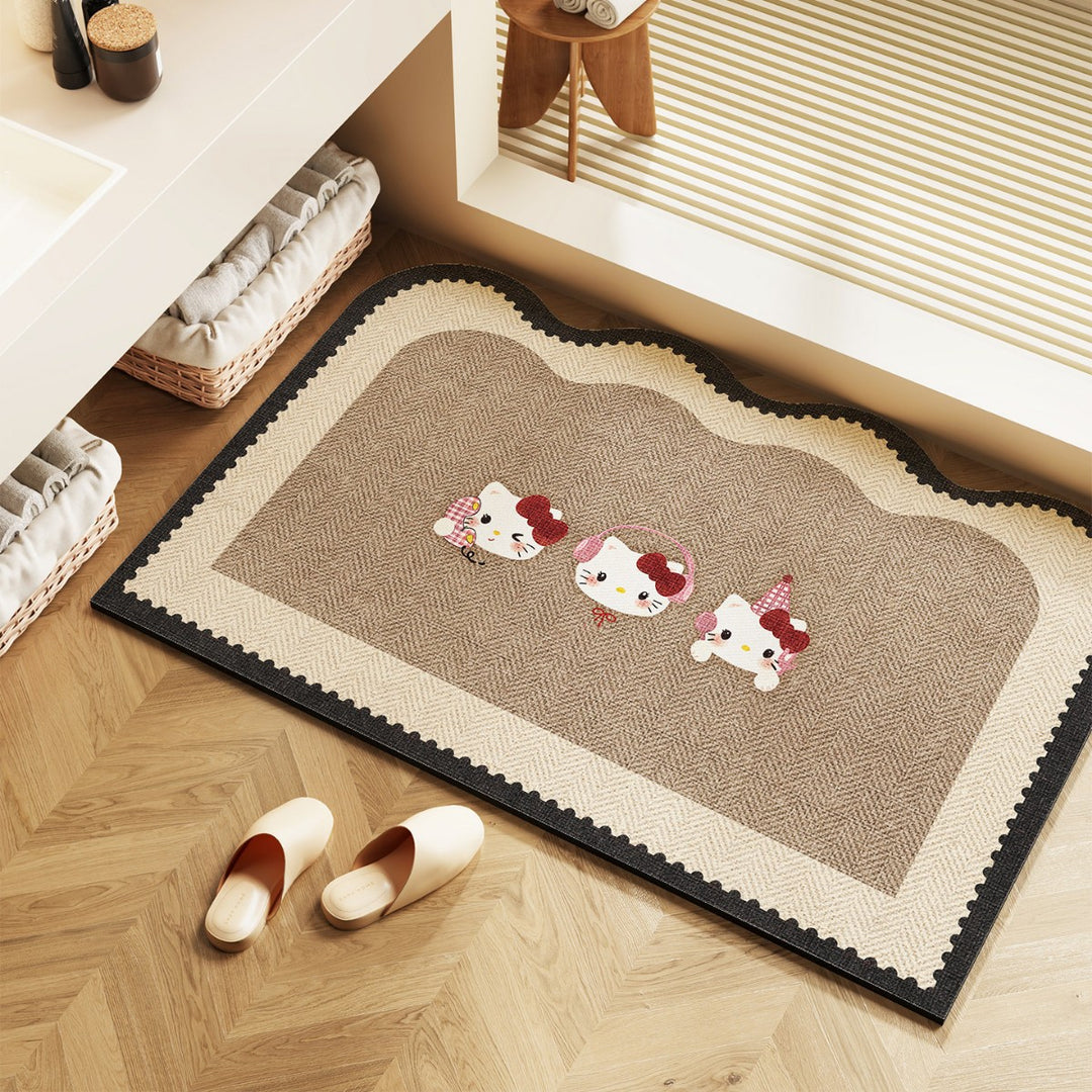 Elegant Decorative Bathroom Mat for Home