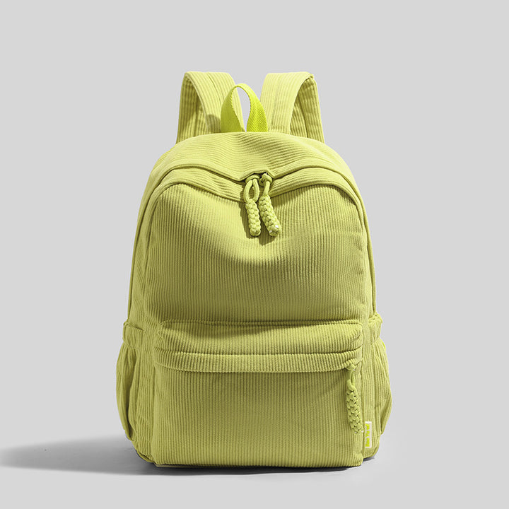Ribbed Fabric Lightweight Backpack Kalsten