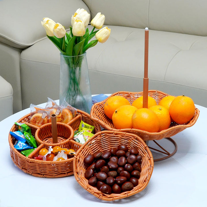 Decorative Wicker Storage Basket Kalsten