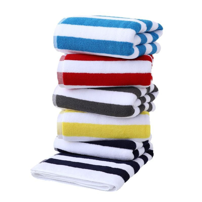 Large Beach Towel With Stylish Stripe Pattern Kalsten