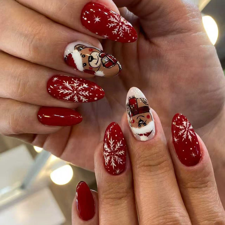 Festive Christmas Themed Nail Art Set