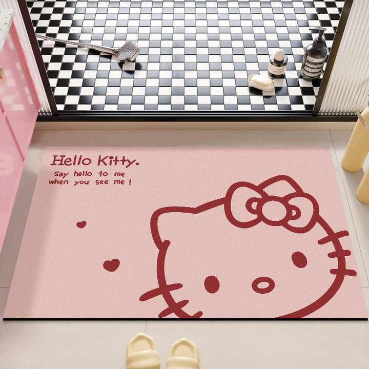 Cute Character-Themed Plush Bath Mat Kalsten