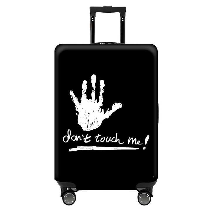 Women's hard-shell suitcase with colorful travel motif Kalsten