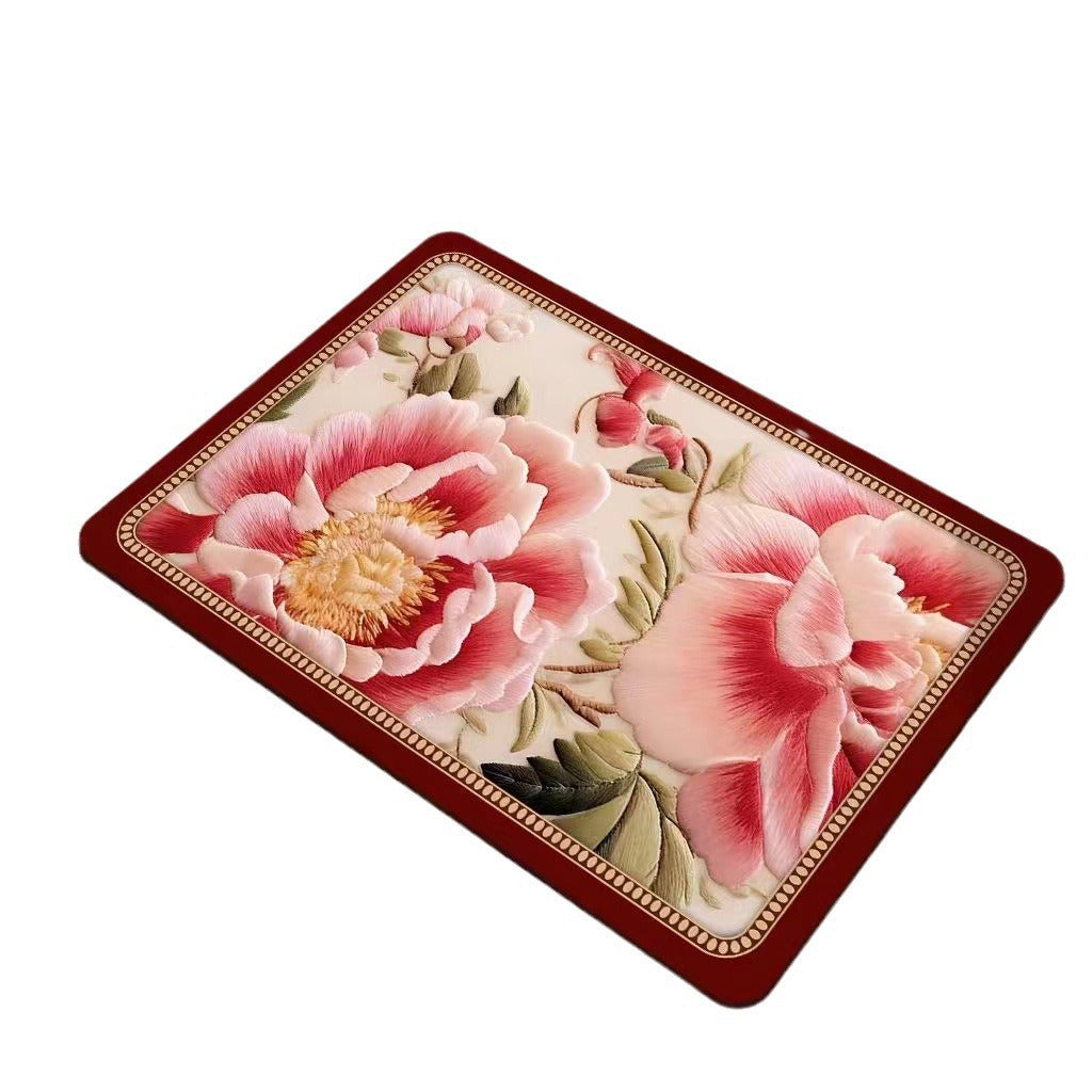 Floral Pattern Kitchen Mat Kalsten