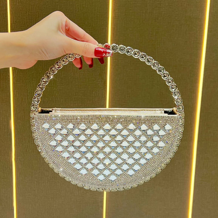 Rhinestone-Studded Clutch